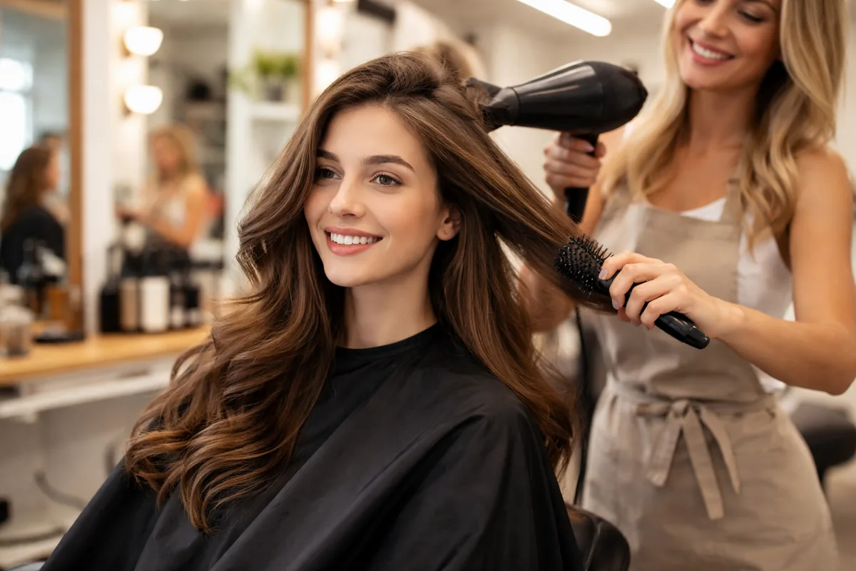 Comment se déroule une séance de coiffure chez le coiffeur
